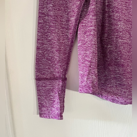 Tangerine - Heather Purple Long Sleeve Top with Reflective Stitching - Picture 2 of 9